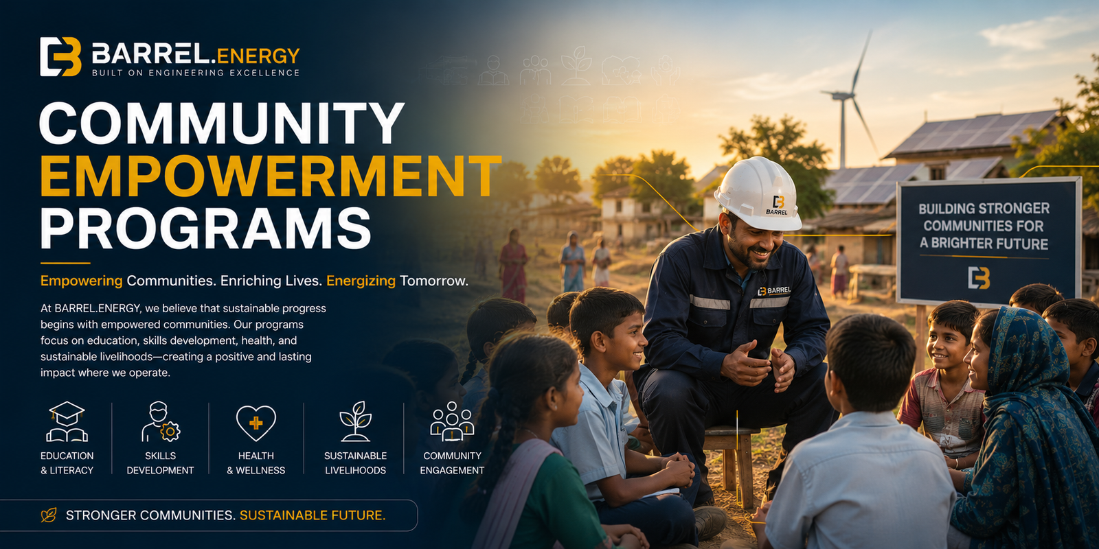 BARREL community empowerment solar clean energy