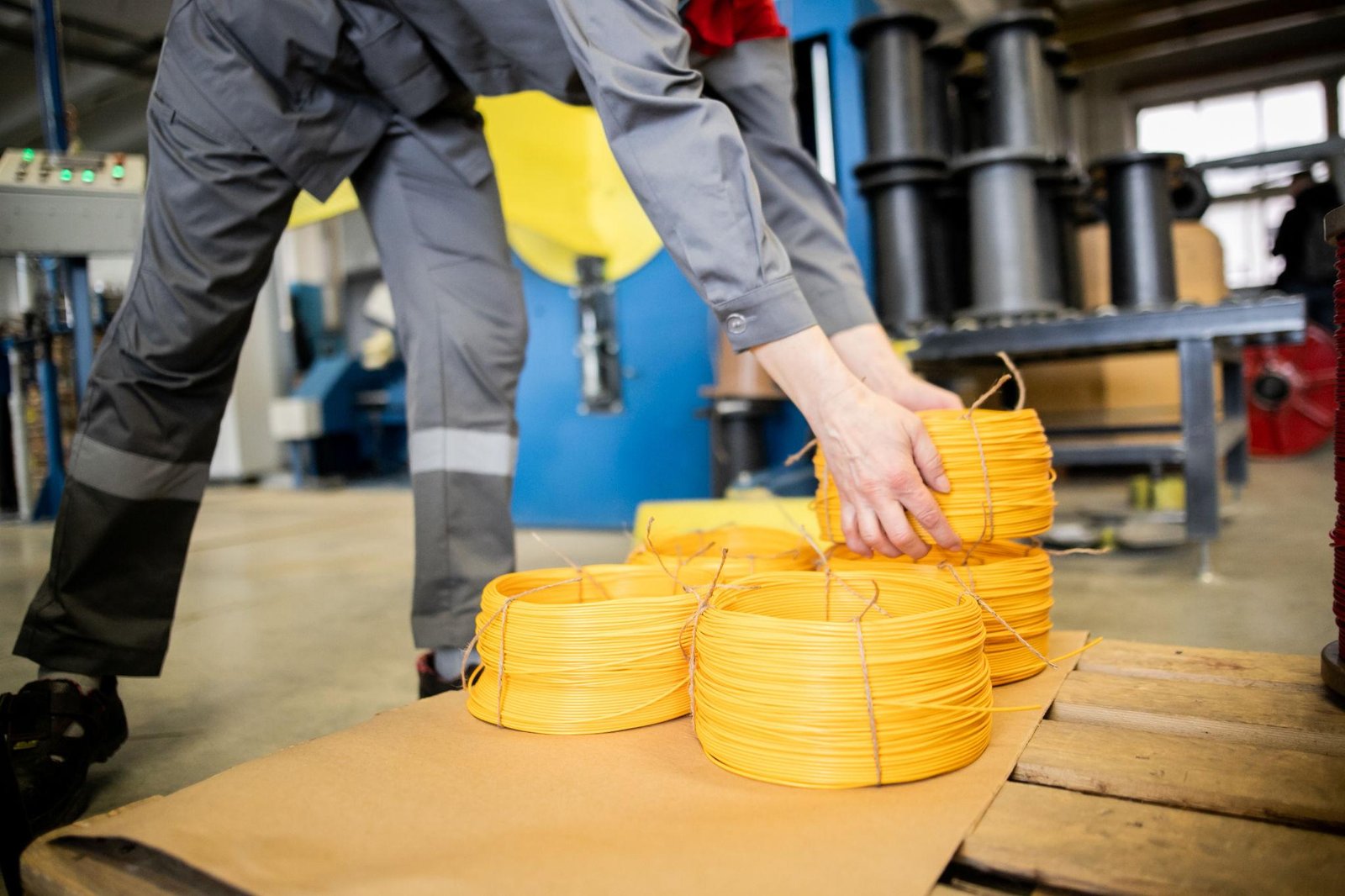 cable drum winding despatch quality control