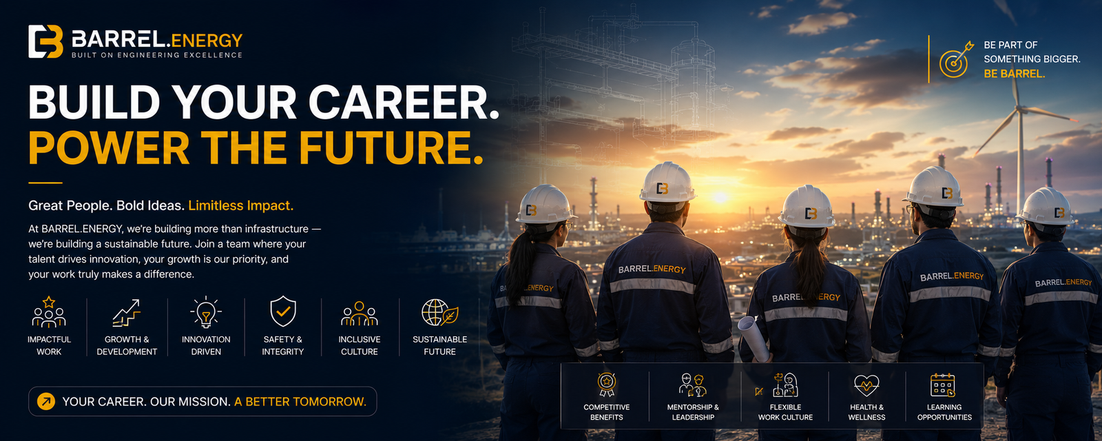 BARREL careers energy sector