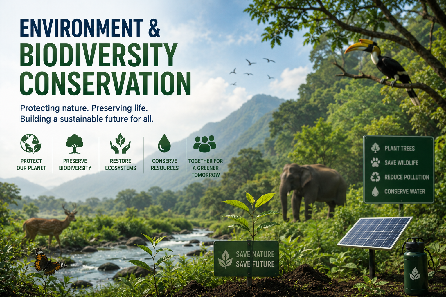 Tree plantation environmental conservation