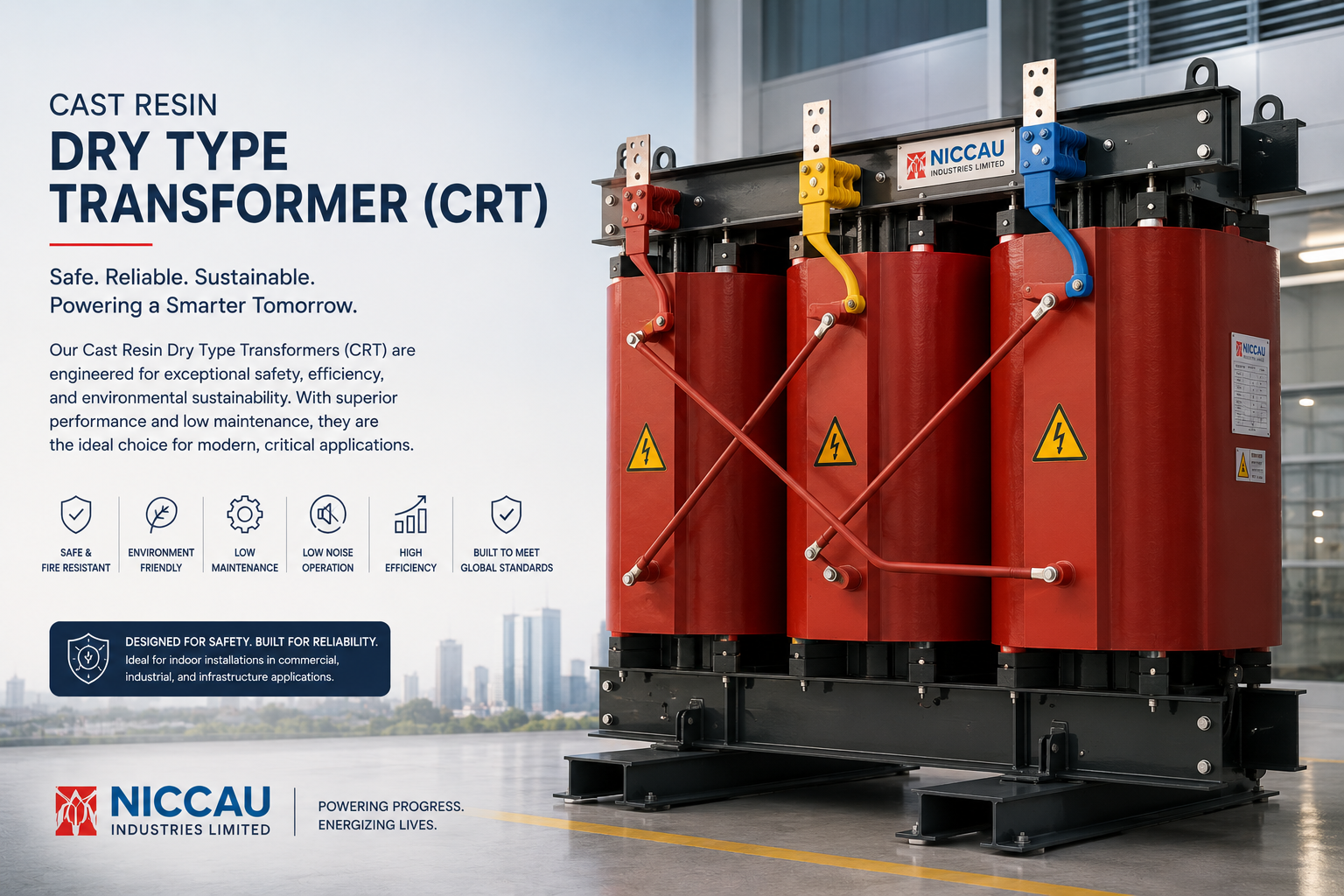 cast resin dry type transformer indoor data centre hospital