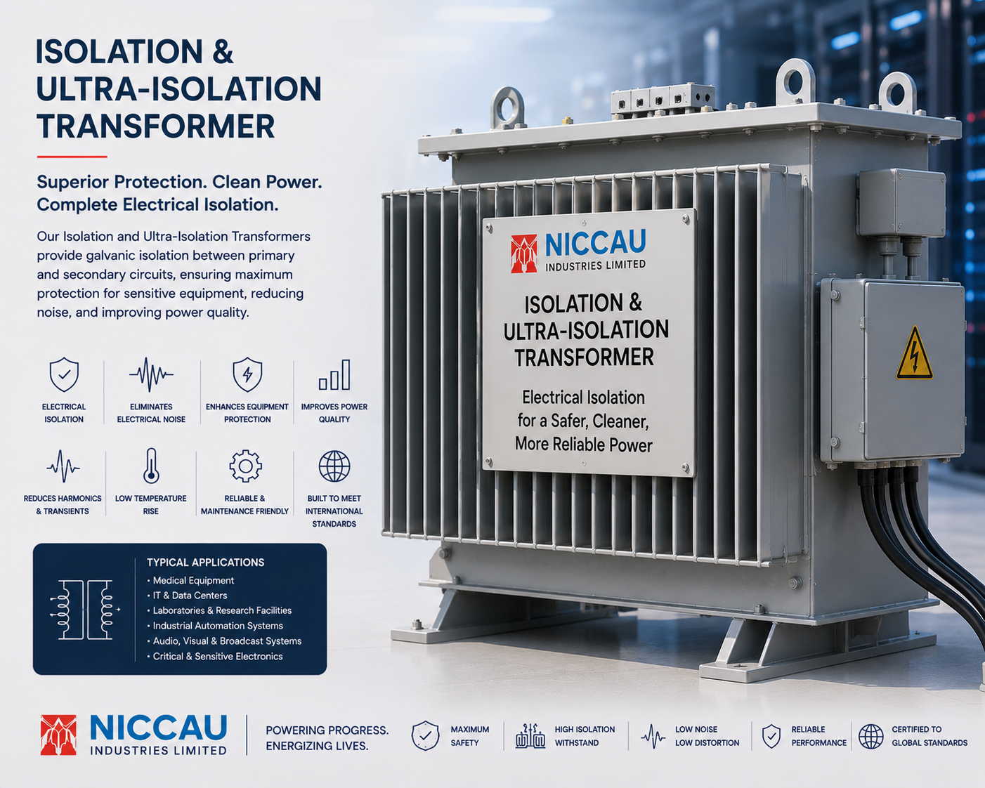 isolation transformer medical grade ultra isolation UPS